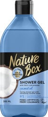 Dušo želė su kokosų aliejumi NATURE BOX Coconut 385 ml kaina ir informacija | Dušo želė, aliejai | pigu.lt