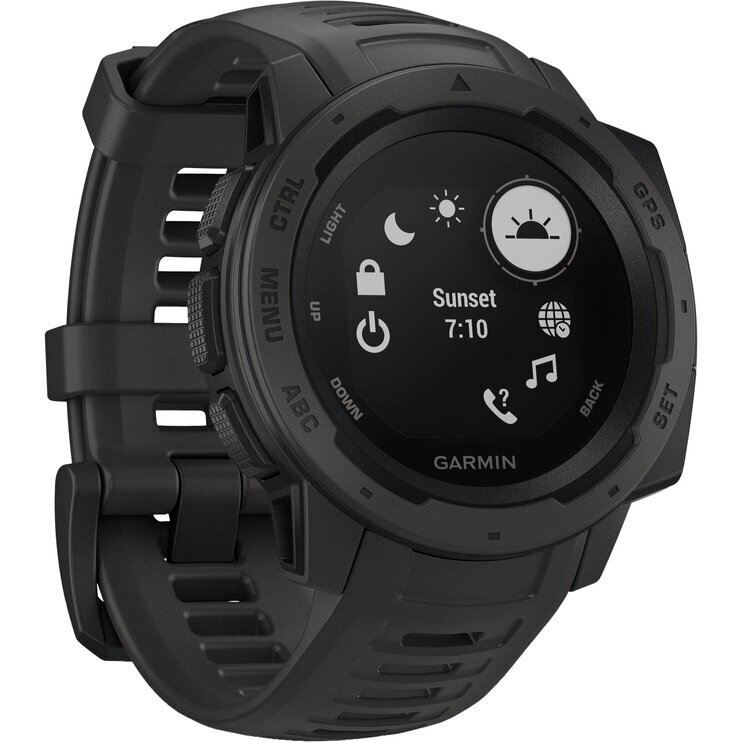 Garmin Instinct® Graphite цена и информация | Išmanieji laikrodžiai (smartwatch) | pigu.lt