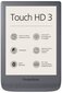 PocketBook Touch HD 3, 6", pilkas kaina ir informacija | Elektroninių knygų skaityklės | pigu.lt