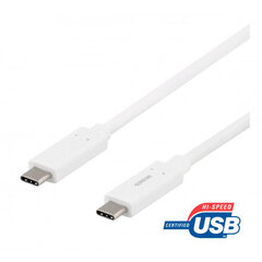 Deltaco USBC-1126M, USB C, 0.5m kaina ir informacija | Laidai telefonams | pigu.lt