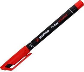Перманентный маркер Stabilo Ohpen, красный цена и информация | Письменные принадлежности | pigu.lt