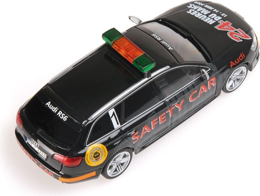 Modeliukas Minichamps 400017290 Audi RS6 Avant Safetycar kaina ir informacija | Žaislai berniukams | pigu.lt