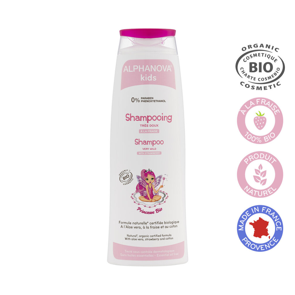 Bio šampūnas Princesse Alphanova kids, 250 ml kaina ir informacija | Kosmetika vaikams ir mamoms | pigu.lt