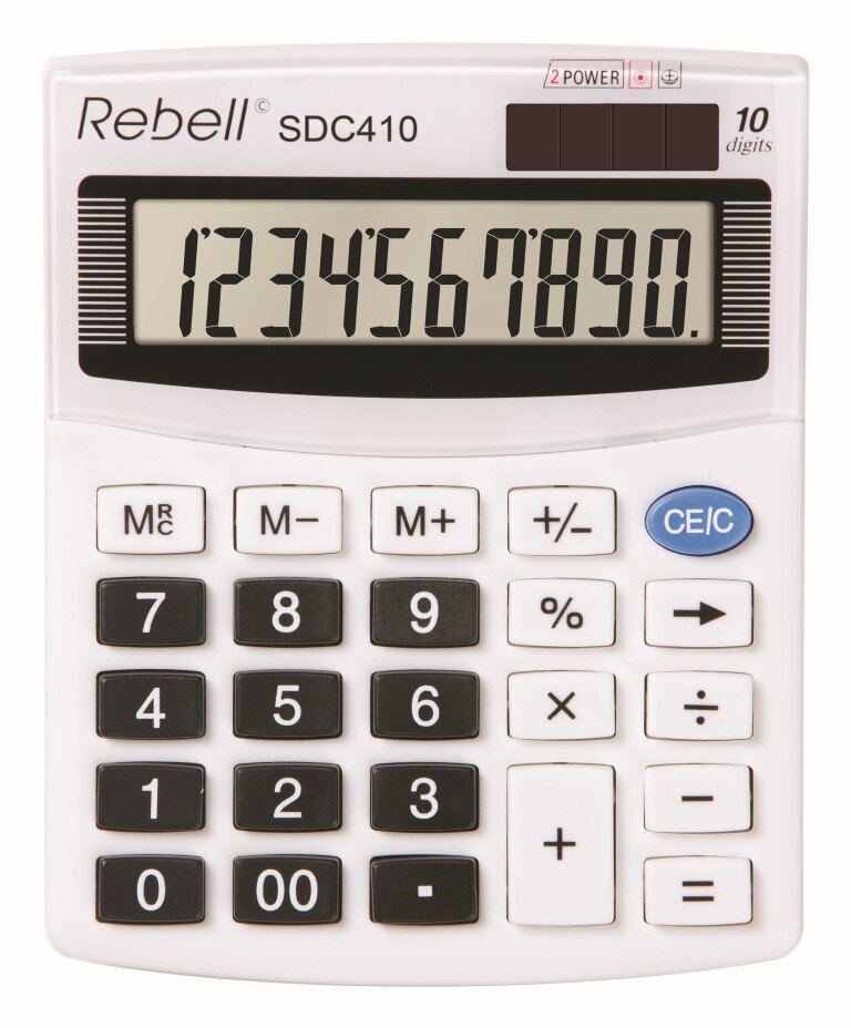 Skaičiuotuvas Rebell SDC410 цена и информация | Kanceliarinės prekės | pigu.lt