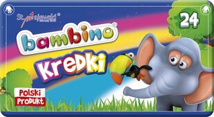 Kreidelės Bambino, 24 vnt цена и информация | Принадлежности для рисования, лепки | pigu.lt