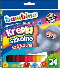 Карандаши Bambino, 24 шт. цена и информация | Принадлежности для рисования, лепки | pigu.lt