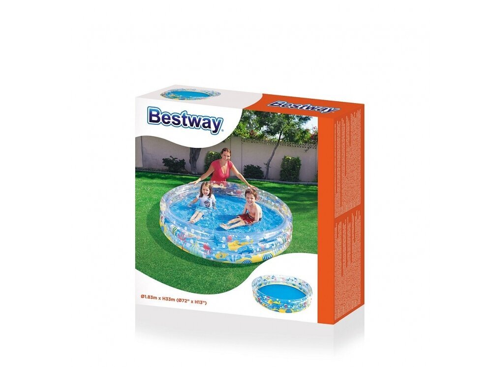 Pripučiamas baseinas Bestway Deep Dive, 183x33 cm kaina ir informacija | Baseinai | pigu.lt
