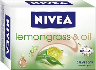 Muilas Nivea Lemongrass+Oil, 100 g kaina ir informacija | Muilai | pigu.lt