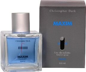 Tualetinis vanduo Christopher Dark Maxim EDT vyrams 100 ml kaina ir informacija | Kvepalai vyrams | pigu.lt