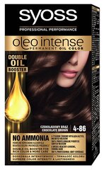 Plaukų dažai SYOSS OLEO INTENSE 4-86 Šokoladinė kaina ir informacija | Plaukų dažai | pigu.lt