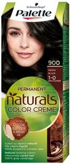 Ilgalaikiai plaukų dažai Schwarzkopf Palette Permanent Natural Colors, 900 Black kaina ir informacija | Plaukų dažai | pigu.lt