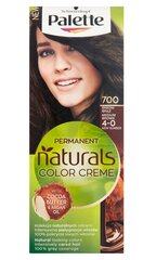 Ilgalaikiai plaukų dažai Schwarzkopf Palette Permanent Natural Colors, 700 Medium Brown kaina ir informacija | Plaukų dažai | pigu.lt