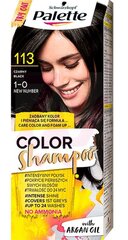 Шампунь для окрашивания волос Schwarzkopf Palette Color, 113 Black цена и информация | Краска для волос | pigu.lt