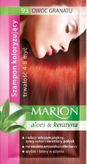 Dažomasis plaukų šampūnas Marion 40 ml, 93 Pomegranate kaina ir informacija | Šampūnai | pigu.lt
