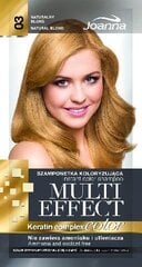 Dažomasis plaukų šampūnas Joanna Multi Effect 35 g, 03 Natural Blond kaina ir informacija | Plaukų dažai | pigu.lt