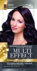 Окрашивающий шампунь для волос Joanna Multi Effect 35 г, 08 Juicy Egoplant цена и информация | Краска для волос | pigu.lt