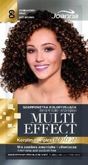 Dažomasis plaukų šampūnas Joanna Multi Effect 35 g, 09 Nut Brown kaina ir informacija | Plaukų dažai | pigu.lt