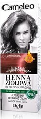 Plaukų dažai Delia Cosmetics Cameleo Henna Herbal 75 g, 5.6 Mahogany Brown kaina ir informacija | Plaukų dažai | pigu.lt