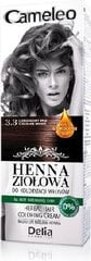 Plaukų dažai Delia Cosmetics Cameleo Henna Herbal 75 g, 3.3 Chocolate Brown kaina ir informacija | Plaukų dažai | pigu.lt