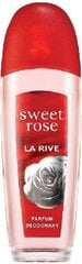 Ароматный дезодорант-спрей для женщин La Rive Sweet Rose Deodorant, 75 мл цена и информация | Дезодоранты | pigu.lt