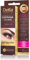 Antakių dažai Delia Cosmetics Henna 15 ml, 3.0 Dark Brown kaina ir informacija | Antakių dažai, pieštukai | pigu.lt