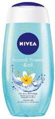 Гель для душа Nivea Hawaii Flower&Oil, 250мл цена и информация | Масла, гели для душа | pigu.lt