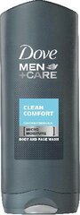 Гель для душа Dove Men Care Clean Comfort Body & Face Wash 250 мл цена и информация | Масла, гели для душа | pigu.lt