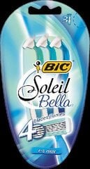 Skustuvas Bic Soleil Bella Blister 3 kaina ir informacija | Skutimosi priemonės ir kosmetika | pigu.lt