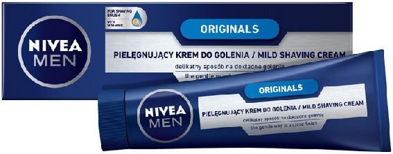 Skutimosi kremas Nivea For Men Originals 100 ml цена и информация | Skutimosi priemonės ir kosmetika | pigu.lt