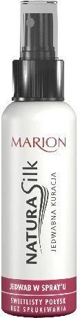 Purškiamas nenuplaunamas plaukų kondicionierius su šilku Marion Natura Silk 130 ml kaina ir informacija | Priemonės plaukų stiprinimui | pigu.lt
