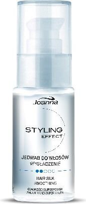 Priemonė suteikianti plaukams šilkinio glotnumo Joanna Hair Silk 30 ml цена и информация | Priemonės plaukų stiprinimui | pigu.lt