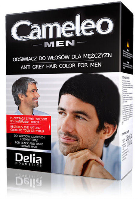 Plaukų spalvos atkūrimo priemonė vyrams Delia Cosmetics Cameleo Anti Grey kaina ir informacija | Plaukų dažai | pigu.lt