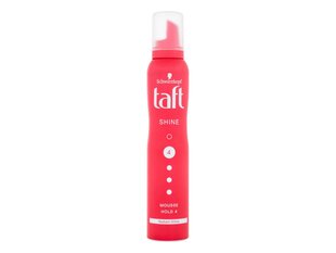 Plaukų putos Schwarzkopf Taft Shine Volumising Mousse, 200 ml kaina ir informacija | Plaukų formavimo priemonės | pigu.lt