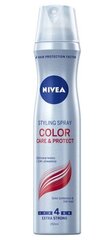 Лак для окрашенных волос NIVEA COLOR PROTECT 250 мл цена и информация | Средства для укладки волос | pigu.lt