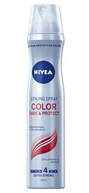 Lakas dažytiems plaukams NIVEA COLOR PROTECT 250ml kaina ir informacija | Plaukų formavimo priemonės | pigu.lt