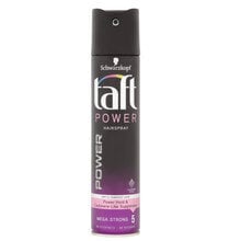 Itin stiprios fiksacijos plaukų lakas Schwarzkopf Taft Power Cashmere, 250 ml цена и информация | Plaukų formavimo priemonės | pigu.lt