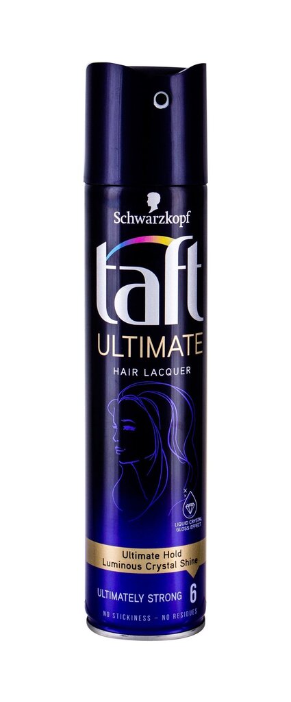 Plaukų lakas Schwarzkopf Taft Ultimate, 250 ml kaina ir informacija | Plaukų formavimo priemonės | pigu.lt