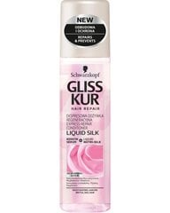 Atkuriamasis kondicionierius silpniems plaukams Schwarzkopf Gliss Kur Liquid Silk 200 ml kaina ir informacija | Schwarzkopf Plaukų priežiūrai | pigu.lt