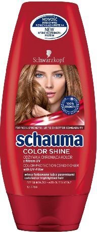 Plaukų kondicionierius dažytiems plaukams Schwarzkopf Schauma Color Shine 200 ml kaina ir informacija | Balzamai, kondicionieriai | pigu.lt