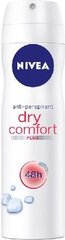 Антиперспирант-спрей «Nivea» Dry Comfort, 150 мл цена и информация | Дезодоранты | pigu.lt