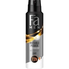 Purškiamas dezodorantas antiperspirantas vyrams Fa Men Xtreme Invisible Power 150 ml kaina ir informacija | Dezodorantai | pigu.lt