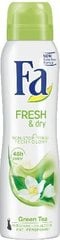 Purškiamas dezodorantas antiperspirantas Fa Fresh & Dry Green Tea 150 ml kaina ir informacija | Dezodorantai | pigu.lt