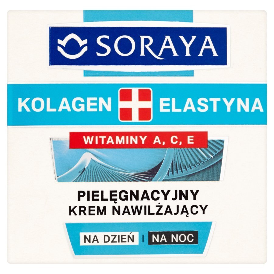 Drėkinamasis veido kremas Soraya Kolagen + Elastyna 50 ml kaina ir informacija | Veido kremai | pigu.lt