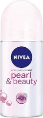 Шариковый дезодорант Nivea Pearl & Beauty, 50 мл цена и информация | Дезодоранты | pigu.lt