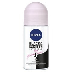 Rutulinis dezodorantas moterims Nivea Invisible Clear, 50 ml kaina ir informacija | Dezodorantai | pigu.lt