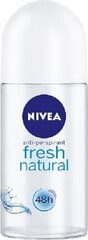 Шариковый дезодорант для женщин Nivea Fresh Natural, 50 мл цена и информация | Дезодоранты | pigu.lt