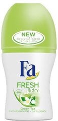 Rutulinis dezodorantas antiperspirantas Fa Fresh & Dry Green Tea 50 ml kaina ir informacija | Dezodorantai | pigu.lt