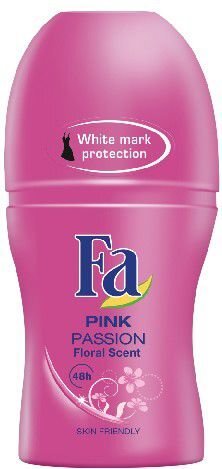 Rutulinis dezodorantas antiperspirantas Fa Pink Passion 50 ml kaina ir informacija | Dezodorantai | pigu.lt