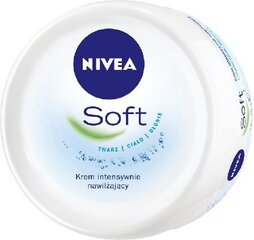 Drėkinamasis kremas Nivea Soft, 100 ml kaina ir informacija | Veido kremai | pigu.lt