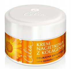 Pusiau riebus veido kremas Celia Collagen Marigold 50 ml kaina ir informacija | Veido kremai | pigu.lt